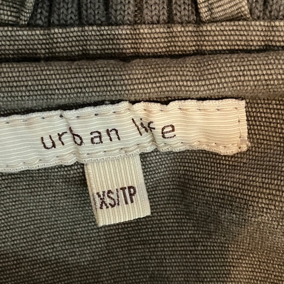 Structured Army Green Belted Utility Jacket – Fitted, Cotton/Spandex Blend - Picture 9 of 10